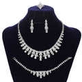 Jewelry Sets Classic Necklace Earrings Ring and Bracelet Set Dubai Luxury Bridal Jewelry for Women Wedding CN1833 Bisuteria