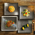Creative Western Pasta Steak Plate Restaurant Supplies Tableware Ceramic Square Snack Plate Porcelain Fruit Sushi Plate