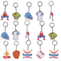 Wholesale DIY Promotional Sports Keychains Soft PVC Rubber Tennis & Basketball Keychain for Sports Fans & Athletes