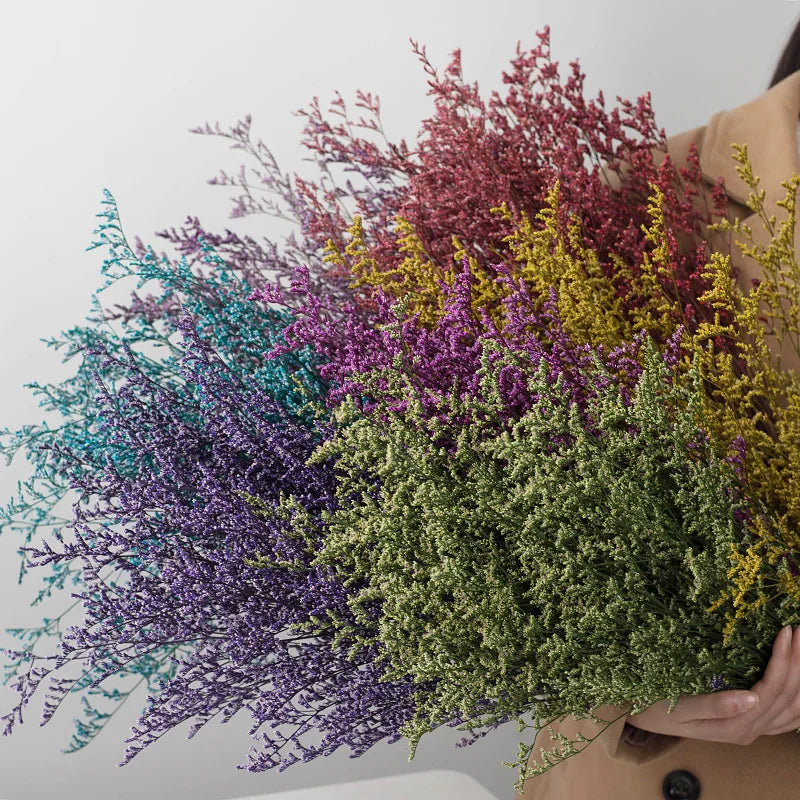 L06087 Wedding Home Party Decoration Babysbreath Dry Preserved LOVERGRASS Limonium Belt Laard