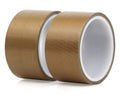 2 Pack PTFE Coated Fabric Silicone Adhesive Tape  5.2 Mil 2 Inch X 33 FT  for Impulse Sealers Vacuum Sealer Machine Vinyl Wrap