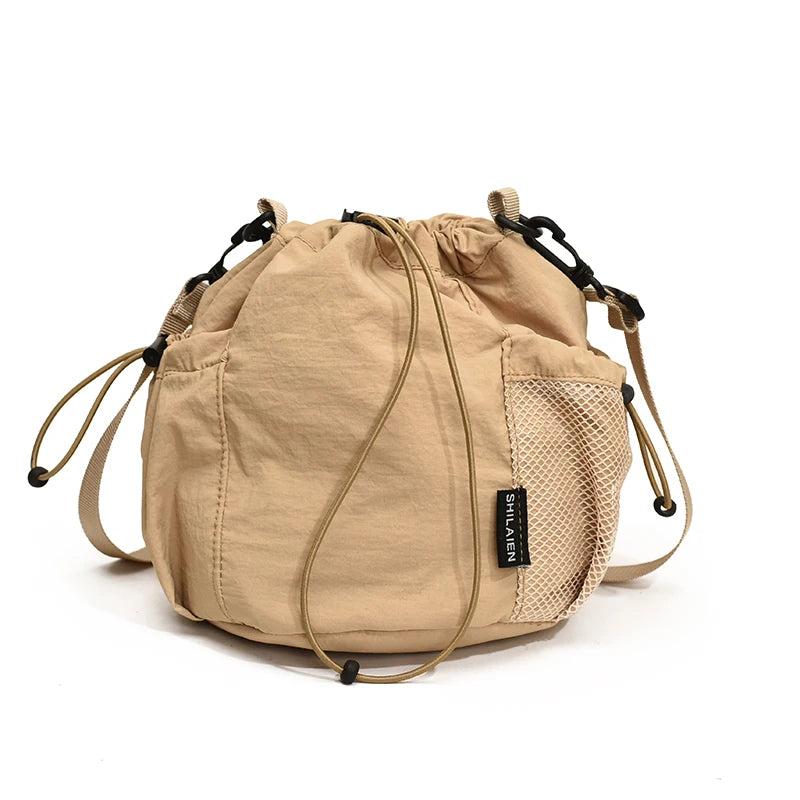 New Arrival Simple Lightweight Fashion Drawstring DSLR Camera Lens Pouch Phone Storage Bag
