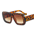 Square Frame Modern Personality 2-color Anti-ultraviolet Rock Personality Catwalk Sunglasses Sunglasses