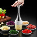 304 Stainless Steel Onion Vegetable Garlic Mini Food Chopper Press Grinder Household Multifunctional Vegetable Chopper