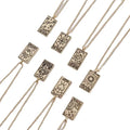 Hot Selling Minority Tarot Pendant Necklace Clavicle Chain for Women Choker Chain Pendant Necklace WISDOM STRENGTH