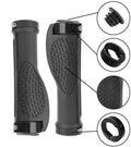 New Image MTB Grips Bike Hand Grips Mountain Bike Handlebar Lockable Cycling TPR Rubber Handlebar Grip for Scooter Accessories