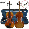 Sinomusik Brand All Handmade Violins Nice Violin Price  Professional Violin with Oil Antique Paint Set case Rosin Bow