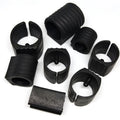 Non-Slip Plastic Furniture Pads Sled Base Chair Glide Shaped Leg Tip Protectors Fit 25mm Furniture Legs