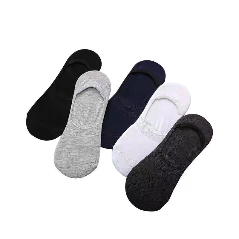 2023 New Elastic Shaping Solid Color Men Low Cut Socks