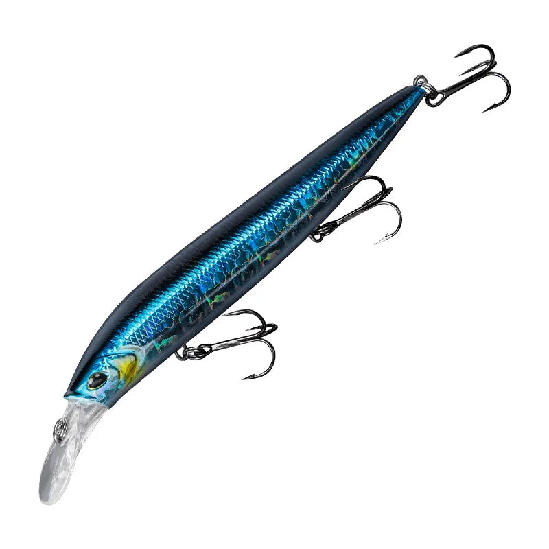 137mm/38.8g 3D Eyes ABS Plastic Fishing Lure Minnow Sinking Jerk Bait