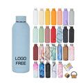 Insulated Thermal Double Wall Food Grade SUS304 500Ml 17oz Sport OEM Matte Drink Stainless Steel Botella De Agua Water Bottle