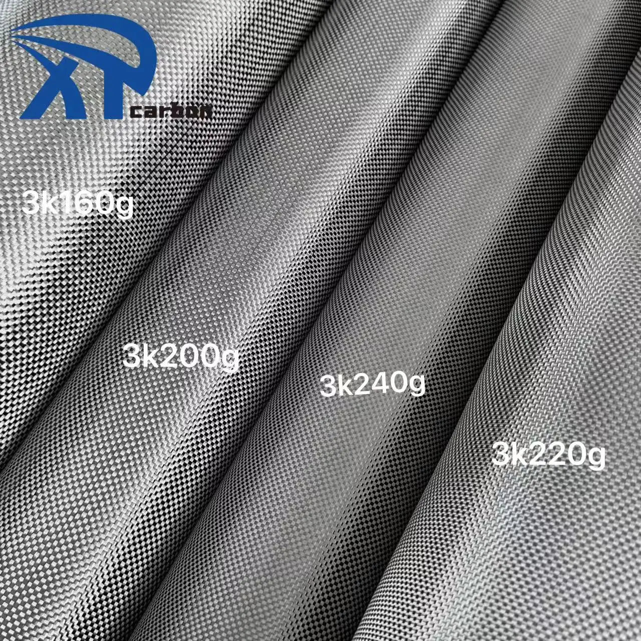 Factory Direct 3K 160gsm Carbon Fiber Fabric Cloth High Strength Lightweight 100% Weaving Home Decor Shoes Building Plain Sheet