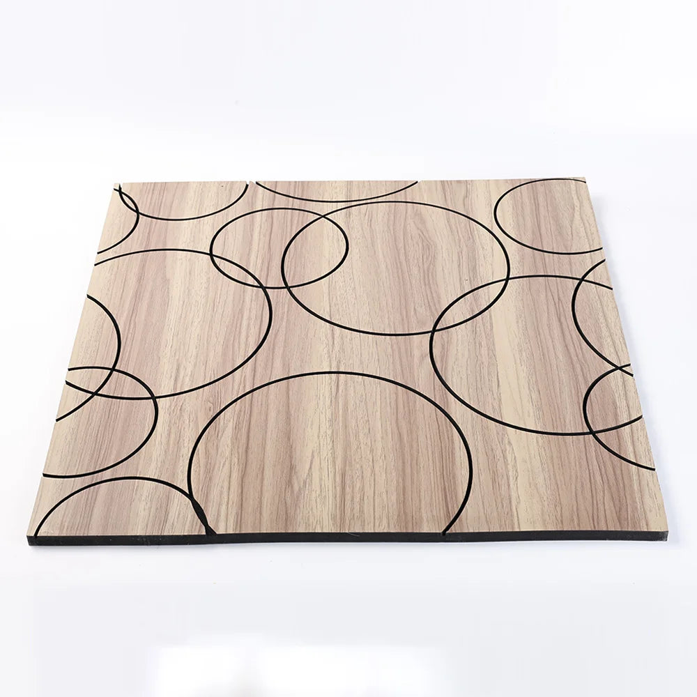 China Factory Direct Sales Beautifully Modern 3D Model Acoustic Wood Panels for Hotel Interiors Hot Veneer Finish Sound Hot