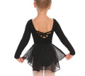 Kids Girls Classic Long Sleeve Leotard Dance Ballet Dress