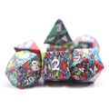 Best Price New Polyhedral Natural Stone Cracked Style Dnd Dice Set 16mm Colored Dice