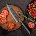 Amber Handmade Vg10 Japanese Damascus Steel Knives Japanese Kitchen Knives with Resin Handle
