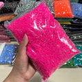 JUNAO Wholesale 2mm 3mm 4mm 5mm 6mm Non Hot Fix Flatback Crystal Stones Jelly Rose AB Resin Rhinestones for DIY Crafts