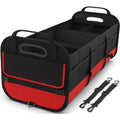 New Multi-Compartment Car Trunk Organizer 2 Retractable Straps Collapsible Car Bag Box for All Kinds Vehicles Travel Pet Carrier