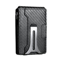 USA Delivered Duty Paid DDP Pop up Luxury Minimalist Leather Card Holders Money Clip Wallet for Men