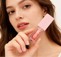 Private Label Vegan Shiny Transparent Lip Gloss Custom Logo Liquid Lipstick in Clear Color Makeup Effect