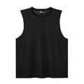 Mens Cut off Sleeves Gym Vest Tops Breathable Mesh Sports Singlets Gym Workout Bodybuilding Fitness Training Wear Tank