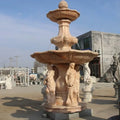 Customized Size Modern Hand Carved Durable Villa Decoration Marble Garden Fountain