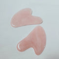 2026 hot selling 100% natural gua sha scraping massage face rose quartz jade guasha board