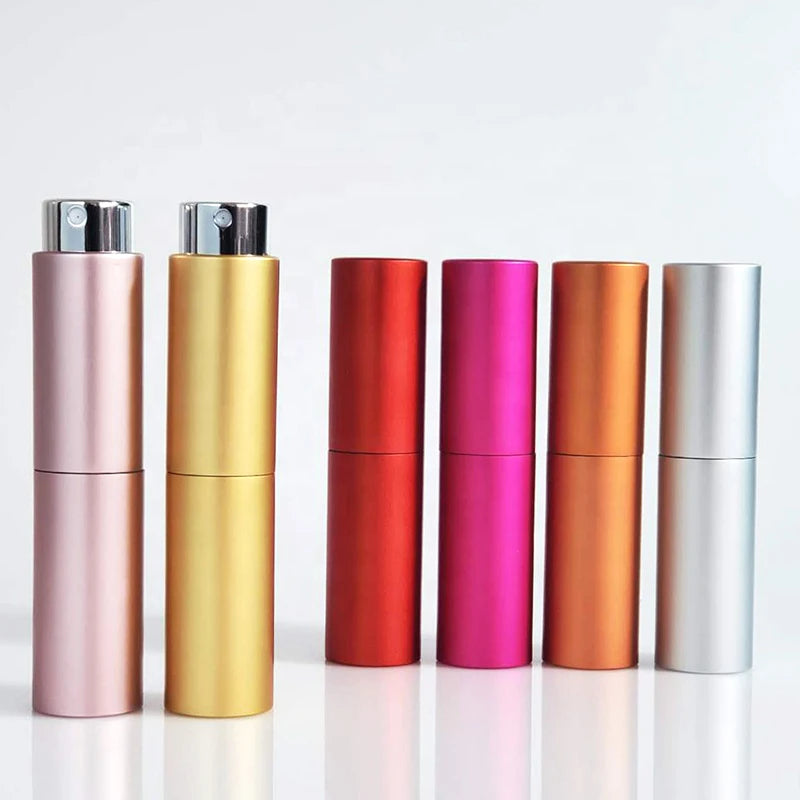 5ml 8ml Pink 10 ml 15ml Low Moq Twist up Body Mist Empty Bottle 20 ml Mini Portable Refillable Perfume Atomizer