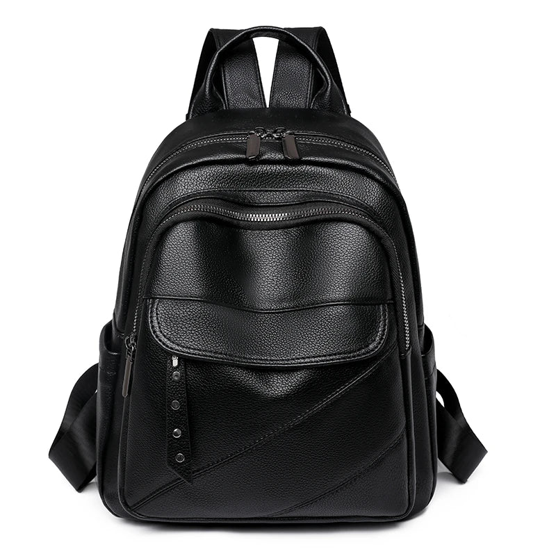 Backpack Fashion Casual All-Matching Backpack Trendy Women's Bags One Piece Dropshipping 7053