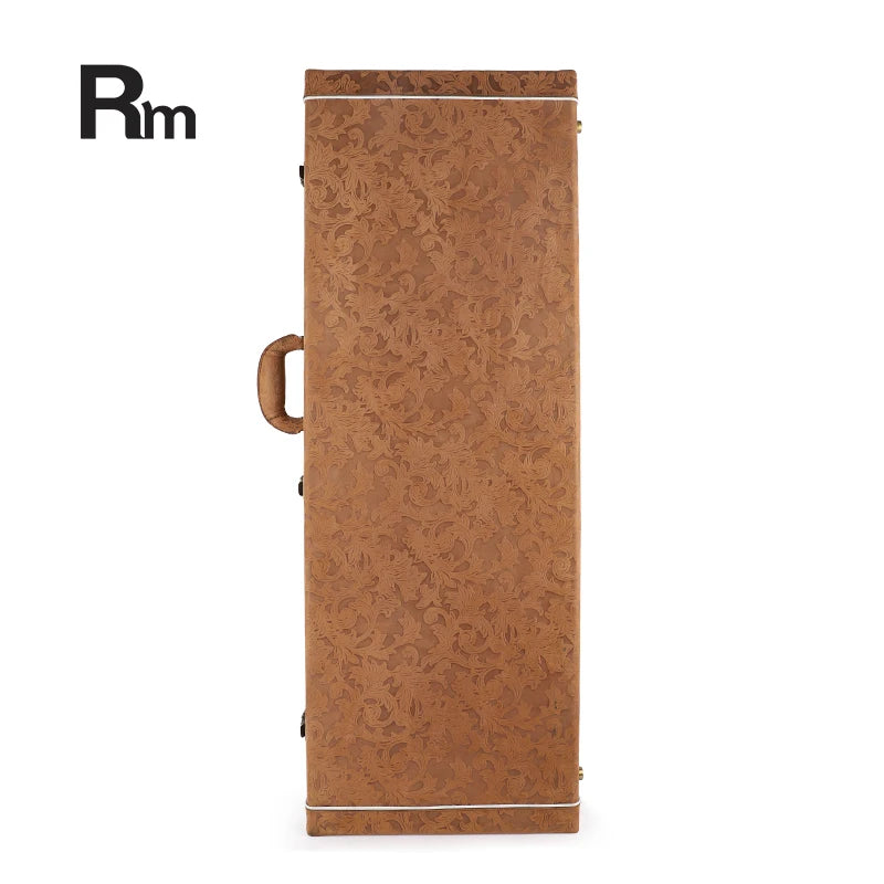 Wholesale Custom Rainbow Leather Guitar Case 20mm Sponge Protection Velvet Lining for Electric Bass Guitar Square Rectangle