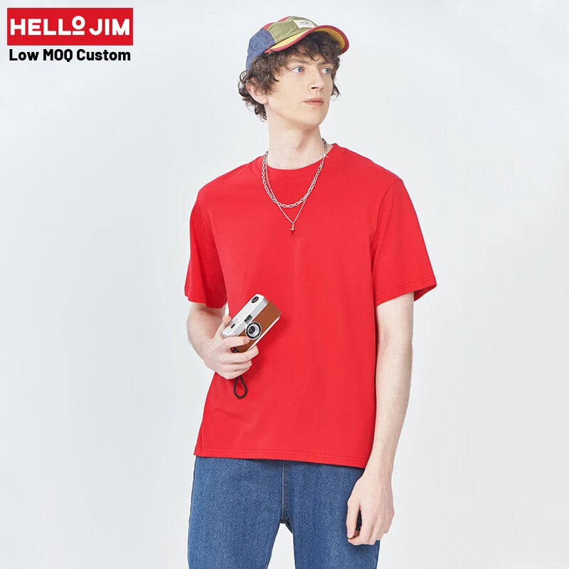 2024 New Plain t Shirt 220gsm 100% Cotton T-shirts Coton Summer Shirt Plain Standard Tshirt Sublimation Tshirts