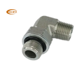 90 Degree Elbow BSPP Adjustable Stud Ends O-Ring Sealing Carbon Steel High Pressure Hydraulic Fittings Adapter Pipe Fitting