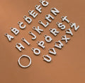 925 Sterling Silver Gold Plated Micro Insert Zircon A-Z Alphabet Pendant for Diy Necklace Earrings Jewelry Making Supplies