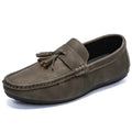 European Station Beanie Shoes Men's Lazy Leather Shoes Men's Shoes Loafers Soft Bottom Breathable Driving Trendy