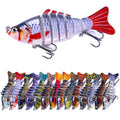 WEIHE 9.7cm 14.7g 14 Colors Multi Jointed Fishing LureArtificial Hard Fishing Bait for Saltwater Freshwater