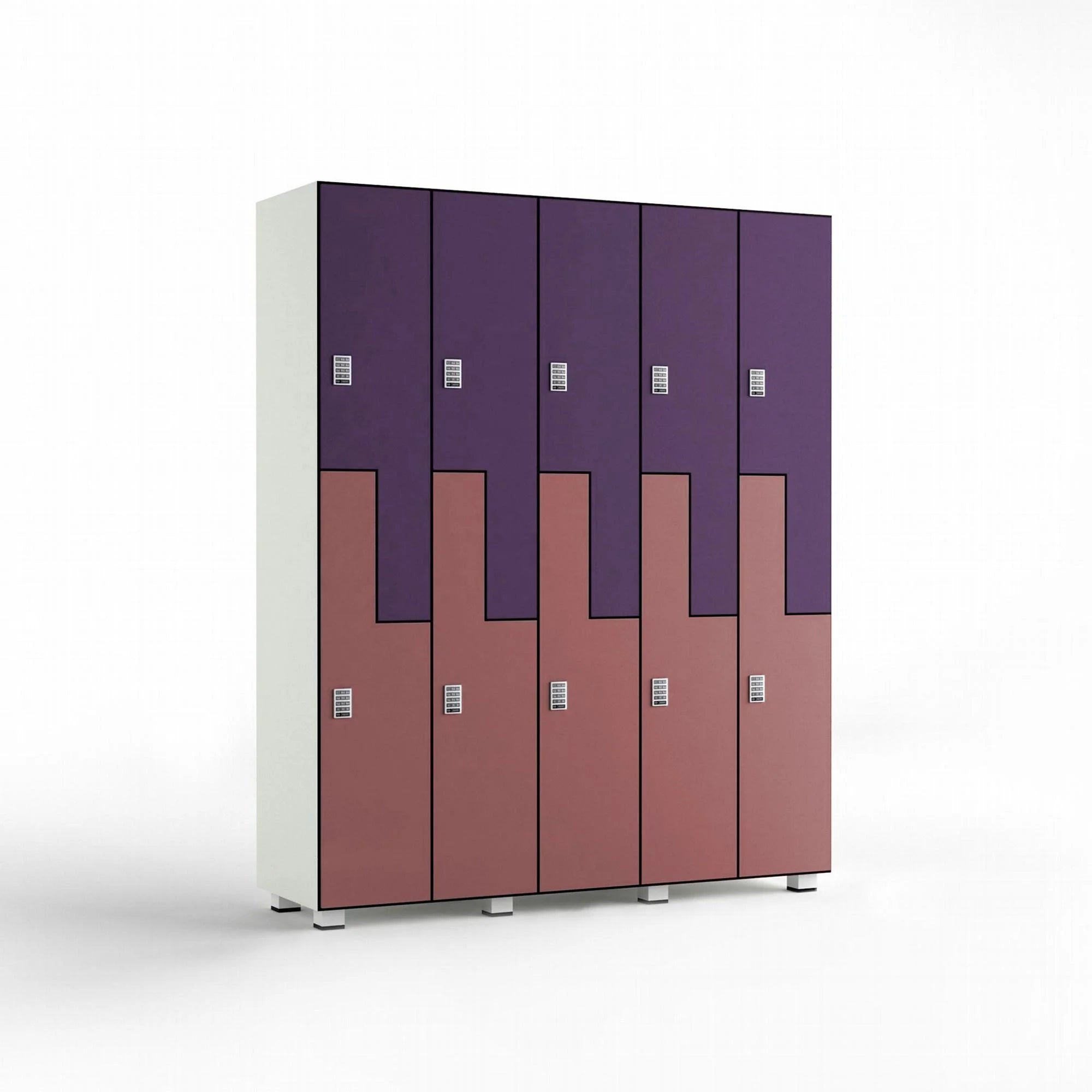Cartmay Modern Luxury School HPL Lockers with Waterproof & Fire Resistant Features for Hostels
