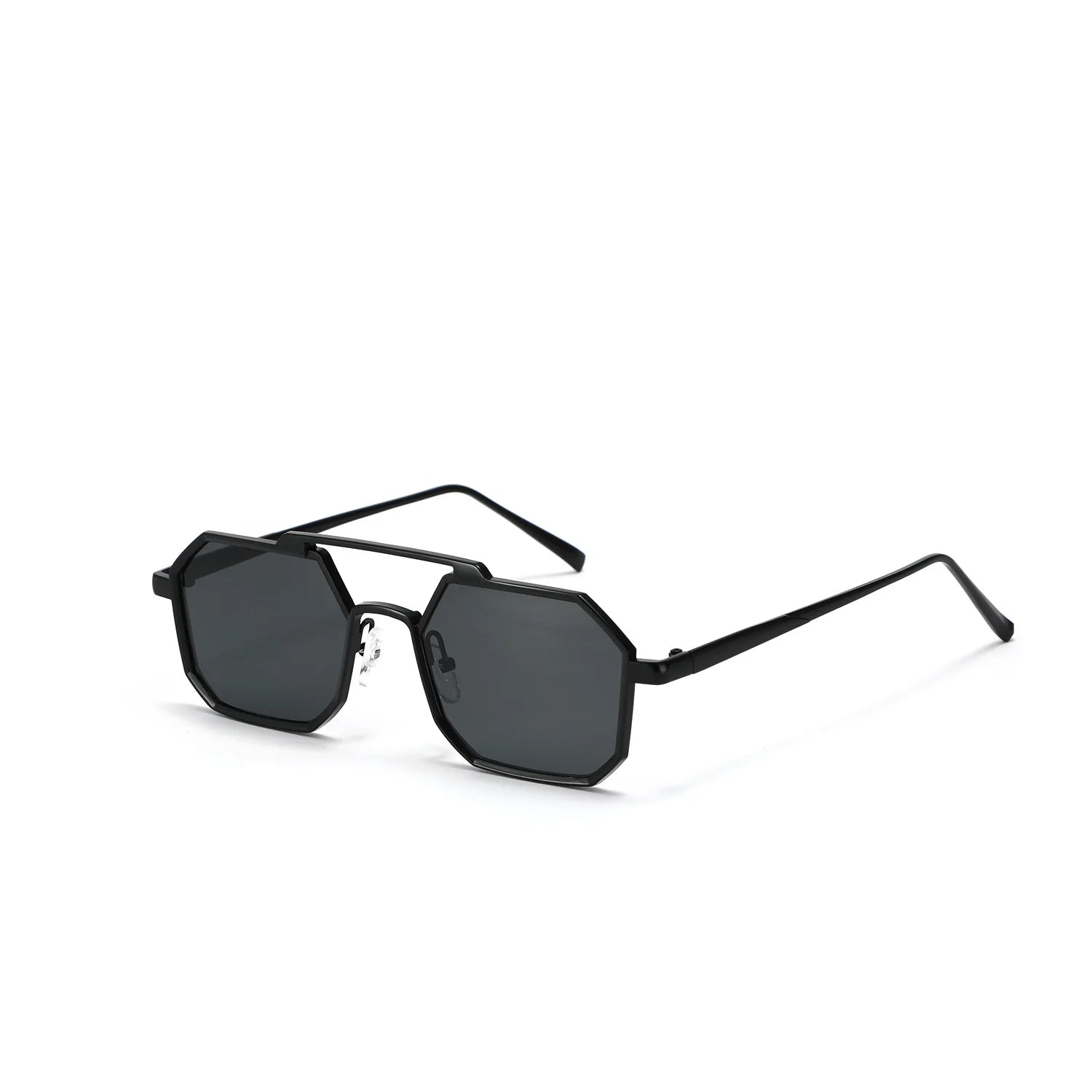 2023 Wholesale New Fashion Designer square Gradient Metal Frame Trendy Men Women Shades Sun Glasses Sunglasses 2022