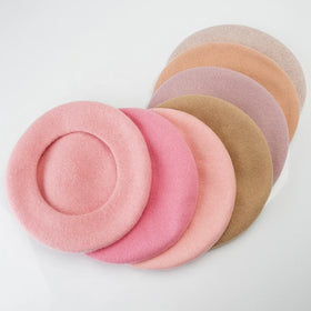 WD-A955 Girl Fashion Multicolor Casual Wool Beret for Women 2023 Beach Travel