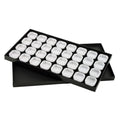 GemTrue Gemstones Display Box Loose Diamond Jewelry Organizer Case Holder Plastic Suspension Display Tray Set DK21620-32