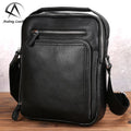 Andong Genuine Cow Leather Sling Bagsfor Men Cowhide Casual Business Shoulder Bag Mens Messenger Bag