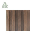 MUMU Philippines Market Interior Decoration PVC Solid Pine Wood Slat Cladding Wall Panel for Showroom