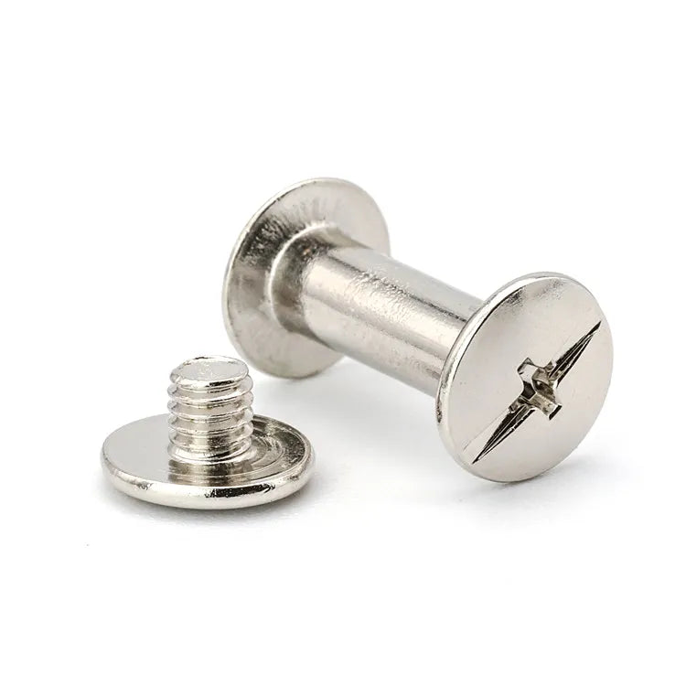 304 Stainless Steel M3 M4 Binding Post Screw Chicago Rivets Male to Female Fastening System Metric Measurement
