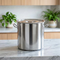 Wholesale Merchants 3pcs Soup Stock Pots Stainless Steel Stock Pot Two Handle Soup Pot Set Cookware Set with Lid MegaBDM