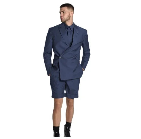 Orange Mens Wedding Tuxedos Double Breasted Classic Fit Custom Made Groom Prom Wear Pants Suits 2 Pieces Set(Jacket+Pant)