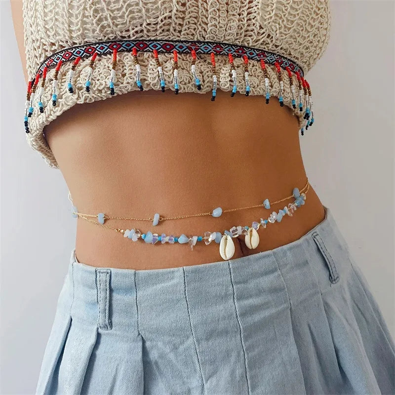 Women's Sexy Alloy Waist Chain for Engagement Party Anniversary-Perfect Online Shopping Gift Belly Chains