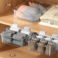 Household Underwear Socks Storage Box Drawer Type Bra Box Space-Saving PP+PET Material Kitchen & Bathroom Storage Organizer