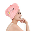 Wholesale logo China Factory Large Microfiber Hair Turban Wrap Towel Comfortable Quick Drying with Elastic Band for Women