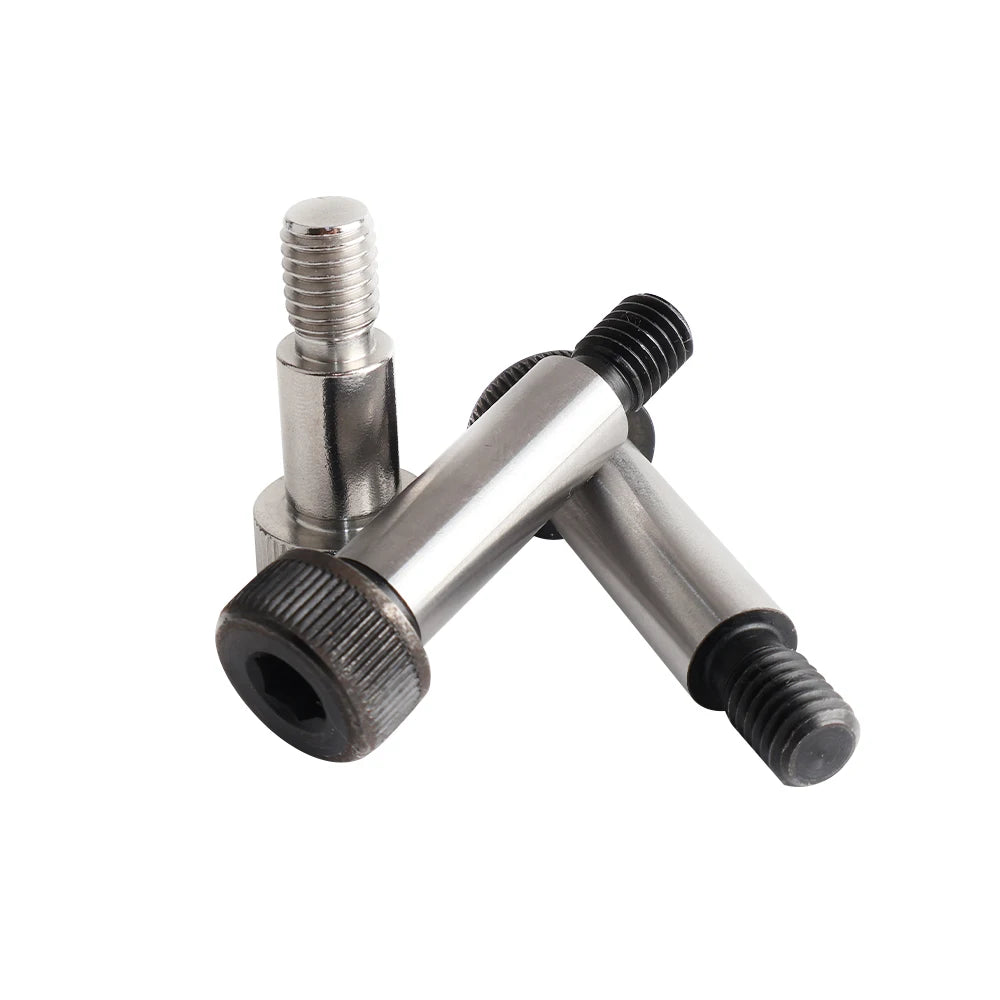 Veichu VCN610 Stainless Steel Black Oxide Dowel Pin Hex Socket Head Mounting Hole Shoulder Screw Metric Measurement System ISO