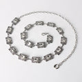 Wholesale Custom Antique Metal Alloy Belt Chains Fashion Ladies Waist Accessories