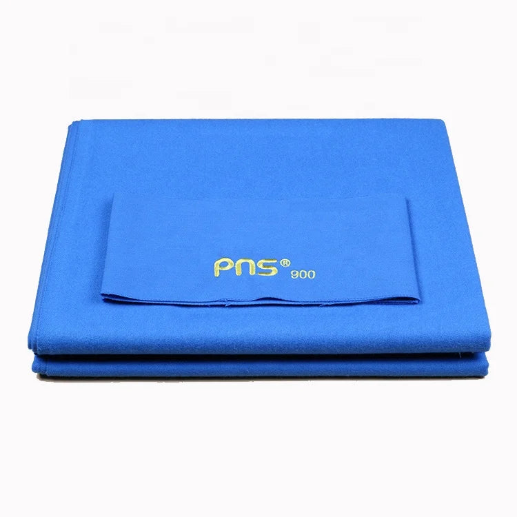 Blue Color Wool-Nylon Blend Billiard Table Fast Speed Cloth Set PNS-900 Pool Table with 3/4 Rod Box Custom Brand